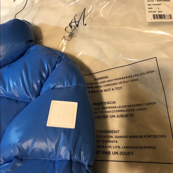 BWT Blue SAMs Jacket Womens Large - Picture 3 of 5